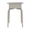 Emma and Oliver Jacobs Desk/Chair Set with Metal Open Front Storage Box, Desktop, Metal Frame and Stackable Flex Comfort Classroom Chair